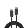 Lindy 0,5 m DisplayPort 1.2 laidas, juoda linija