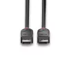 Lindy 0,5 m DisplayPort 1.2 laidas, juoda linija
