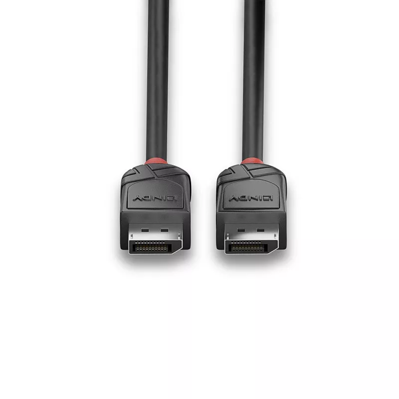 Lindy 0,5 m DisplayPort 1.2 laidas, juoda linija