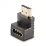 Lindy HDMI moteriškas į vyrišką 90 laipsnių stačiu kampu žemyn adapteris
