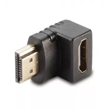 Lindy HDMI moteriškas į vyrišką 90 laipsnių stačiu kampu žemyn adapteris