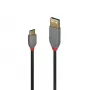 Lindy 3 m USB 2.0 A tipo į C tipo laidas, Anthra Line