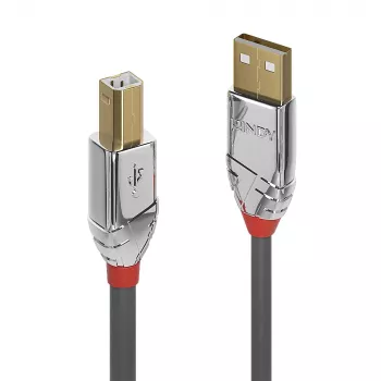 Lindy 3m USB 2.0 Type A į B laidas, Cromo Line
