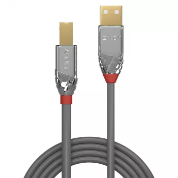 Lindy 3m USB 2.0 Type A į B laidas, Cromo Line