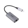 USB 3.0 Type-C į RJ45 adapteris DAHUA TC31 — 1000 Mbit/s, USB maitinamas, pilkas