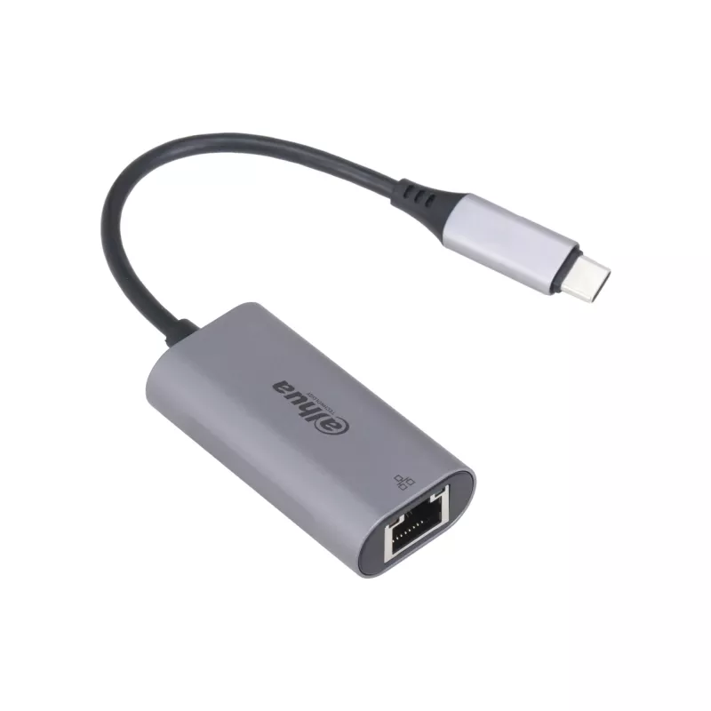 USB 3.0 Type-C į RJ45 adapteris DAHUA TC31 — 1000 Mbit/s, USB maitinamas, pilkas