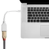 Lindy 0,20 m Mini DisplayPort į DisplayPort adapterio laidas, 0,15 m, Mini DisplayPort, DisplayPort, Kištukas, Lizdas, Baltas