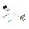 Lindy 0,20 m Mini DisplayPort į DisplayPort adapterio laidas, 0,15 m, Mini DisplayPort, DisplayPort, Kištukas, Lizdas, Baltas