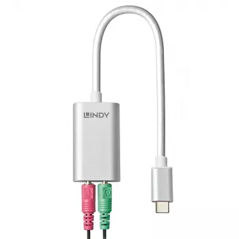 USB Type C į garso keitiklis Lindy 42711