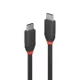 Lindy 0,5 m USB 3.2 C tipo laidas C į C, 20 Gbps, juoda linija
