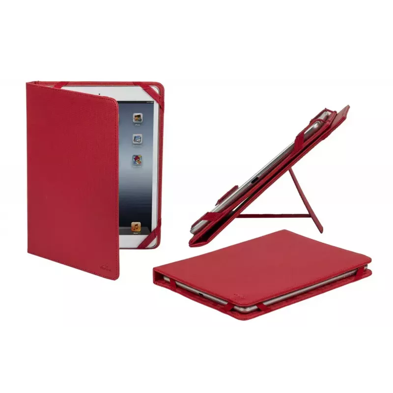Dėklas Folio Rivacase 3217 25,6 cm (10,1 colio) raudonas