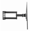 TV laikiklis Gembird WM-55ST-03 32–55 col., VESA iki 400x400, pakreipimas -18°/5°, pasukimas ±90°, maks. 35 kg, juodas