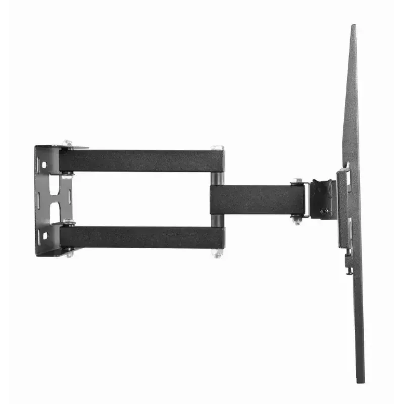 TV laikiklis Gembird WM-55ST-03 32–55 col., VESA iki 400x400, pakreipimas -18°/5°, pasukimas ±90°, maks. 35 kg, juodas