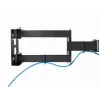 TV laikiklis Gembird WM-55ST-03 32–55 col., VESA iki 400x400, pakreipimas -18°/5°, pasukimas ±90°, maks. 35 kg, juodas
