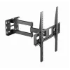 TV laikiklis Gembird WM-55ST-03 32–55 col., VESA iki 400x400, pakreipimas -18°/5°, pasukimas ±90°, maks. 35 kg, juodas