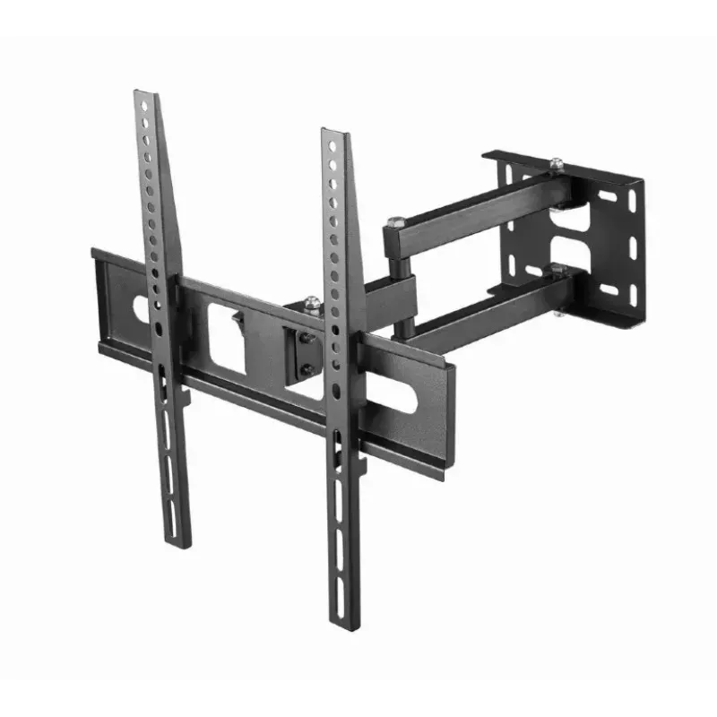 TV laikiklis Gembird WM-55ST-03 32–55 col., VESA iki 400x400, pakreipimas -18°/5°, pasukimas ±90°, maks. 35 kg, juodas