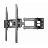 TV laikiklis Gembird WM-55ST-03 32–55 col., VESA iki 400x400, pakreipimas -18°/5°, pasukimas ±90°, maks. 35 kg, juodas