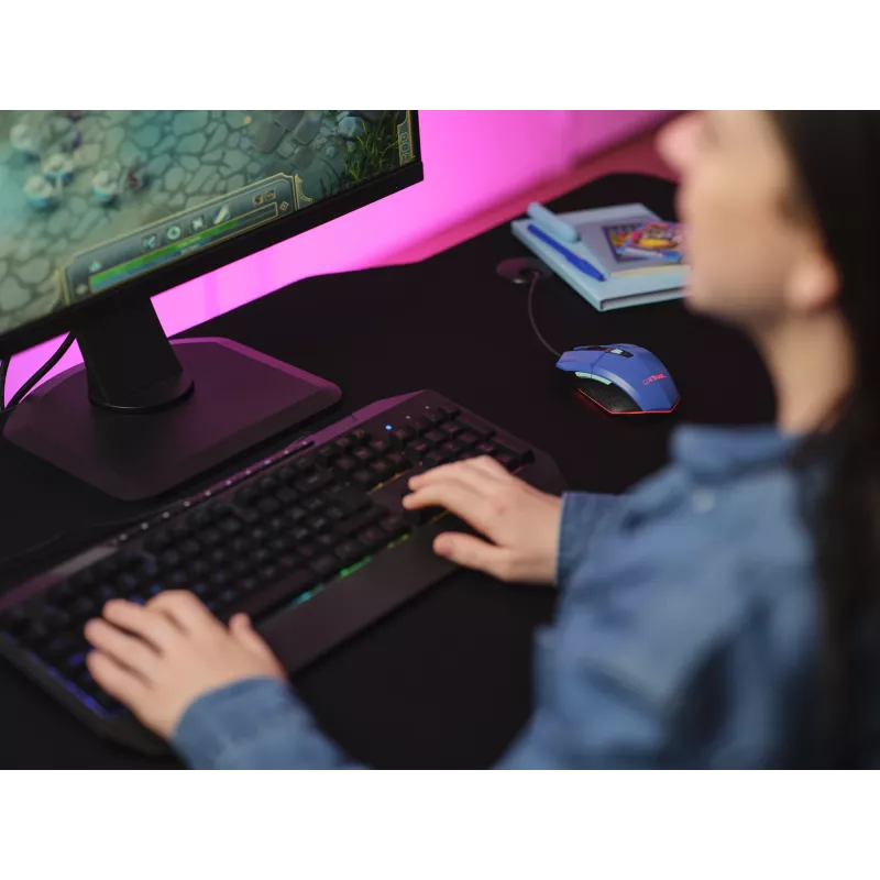 Trust GXT109B FELOX pelė žaidimams Ambidextrous USB Type-A 6400 DPI