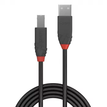 Lindy 10m USB 2.0 A tipo į B tipo laidas, Anthra Line