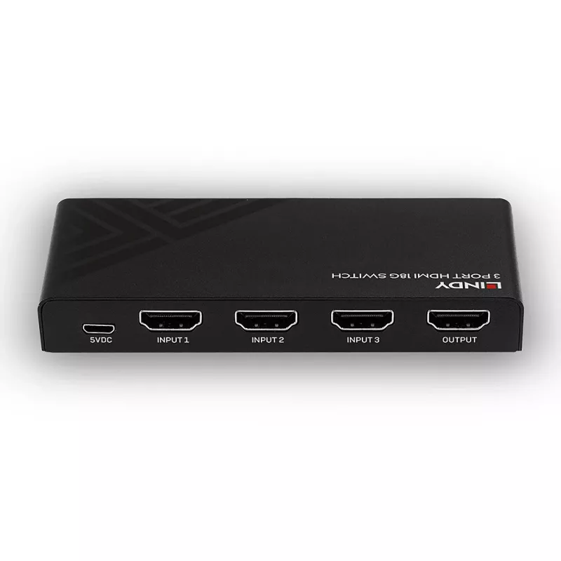 Lindy 3 prievadų HDMI 18G jungiklis