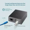 TP-Link TL-FC111B-20 100 Mbps vienmodis SC WDM šviesolaidinis keitiklis