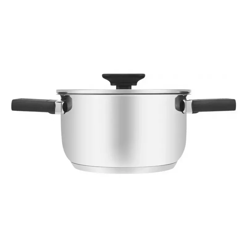 Puodas Kitchenware Resto Anser 1,6 L juodas nerūdijantis plienas