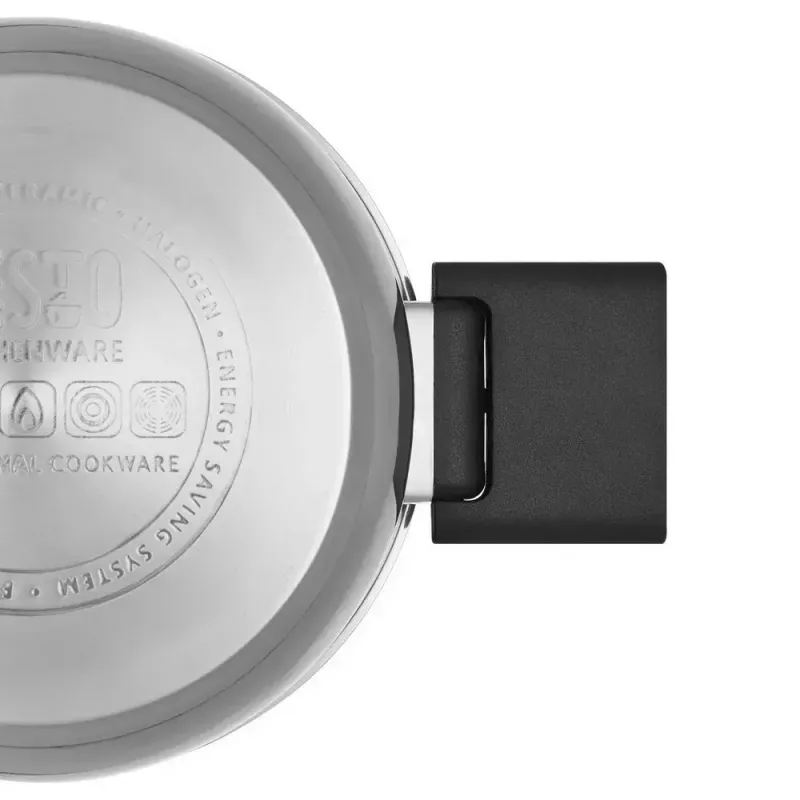 Puodas Kitchenware Resto Anser 1,6 L juodas nerūdijantis plienas