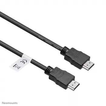 Neomounts HDMI15MM HDMI laidas - 5 metrai, 5 m, HDMI A tipo (standartinis), HDMI A tipo (standartinis), 10.2 Gbit/s, Juoda