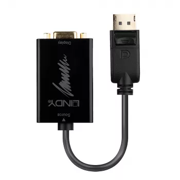 Aktyvus keitiklio kabelis Lindy DisplayPort 1.2 į VGA