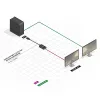 Aktyvus keitiklio kabelis Lindy DisplayPort 1.2 į VGA