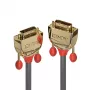 Lindy 2 m DVI-D Dual Link laidas, Gold Line, pilkas
