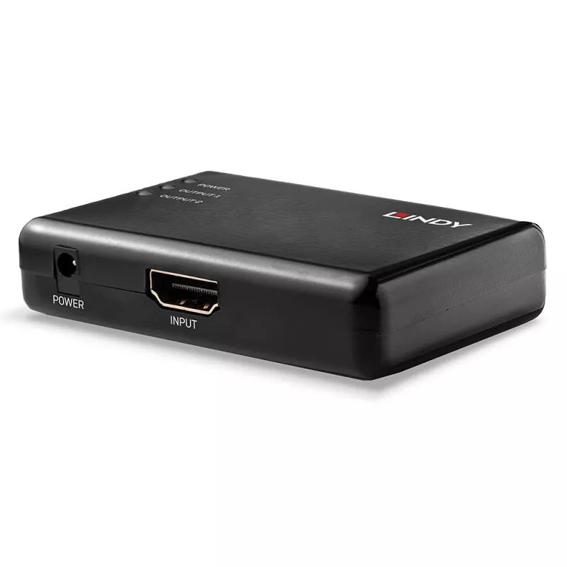 Lindy 2 prievadų HDMI 10.2G skirstytuvas, kompaktiškas