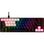 HiperX guminiai klavišų dangteliai žaidimams, rožiniai, US tarptautinis išdėstymas, skirti HyperX ir Cherry MX stiliaus jungikliams