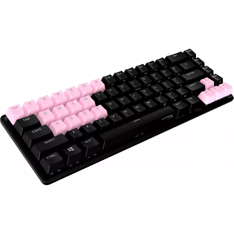 HiperX guminiai klavišų dangteliai žaidimams, rožiniai, US tarptautinis išdėstymas, skirti HyperX ir Cherry MX stiliaus jungikliams