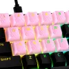 HiperX guminiai klavišų dangteliai žaidimams, rožiniai, US tarptautinis išdėstymas, skirti HyperX ir Cherry MX stiliaus jungikliams