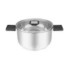 Resto Kitchenware Anser 3,2 L apvalus juodas nerūdijančio plieno puodas