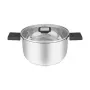 Resto Kitchenware Anser 3,2 L apvalus juodas nerūdijančio plieno puodas