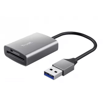 Trust Dalyx kortelių skaitytuvas USB 3.2 Gen 1 (3.1 Gen 1) aliuminis