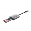 Trust Dalyx 24135 kortelių skaitytuvas, USB 3.2 Gen 1, microSD/SD/SDHC/SDXC, sidabro spalvos