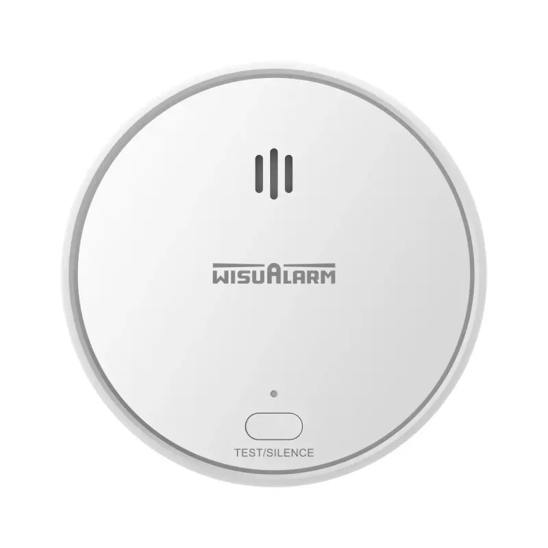 Dūmų detektorius WisuAlarm HY-SA20A, maitinamas baterija, CE-CPR sertifikuotas