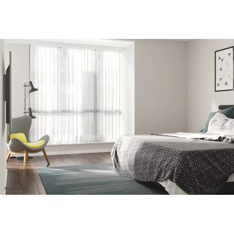Neomounts FPMA-W110BLACK TV sieninis laikiklis 10-40 colių – itin plokščias