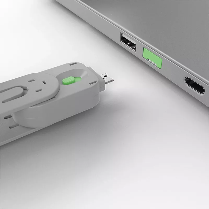 Lindy USB prievado blokatorius, 4 vnt. rinkinys, žalios spalvos kodas