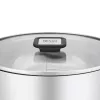 Resto Kitchenware Anser 4.4 L apvalus juodas nerūdijančio plieno puodas