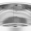 Resto Kitchenware Anser 4.4 L apvalus juodas nerūdijančio plieno puodas