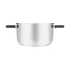 Resto Kitchenware Anser 4.4 L apvalus juodas nerūdijančio plieno puodas