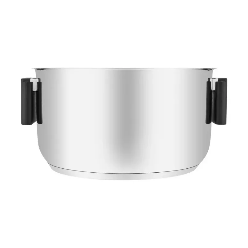 Resto Kitchenware Anser 4.4 L apvalus juodas nerūdijančio plieno puodas
