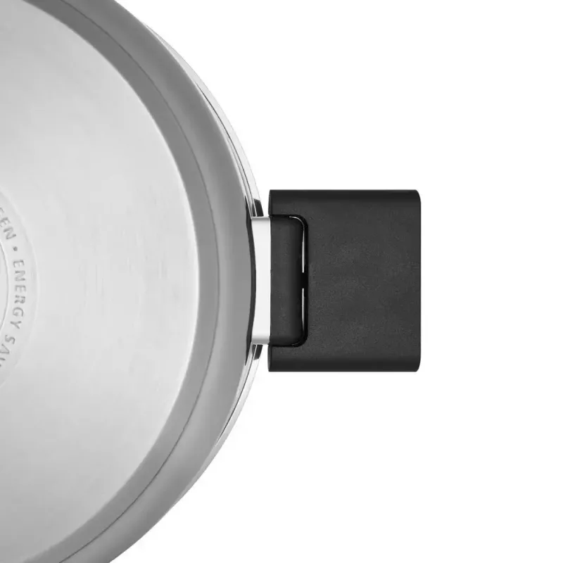 Resto Kitchenware Anser 4.4 L apvalus juodas nerūdijančio plieno puodas