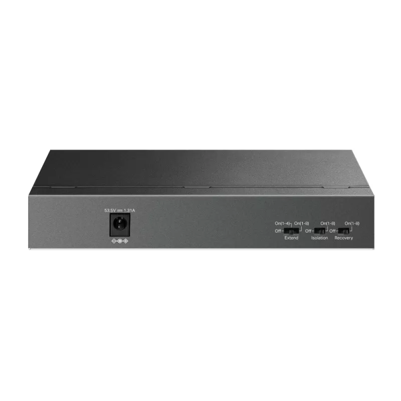 TP-Link LiteWave LS109P tinklo jungiklis, nevaldomas Fast Ethernet (10/100), PoE, juodas