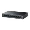 TP-Link LiteWave LS109P tinklo jungiklis, nevaldomas Fast Ethernet (10/100), PoE, juodas