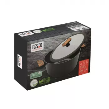 Apvalus puodas Resto Kitchenware Mon 2,6 L